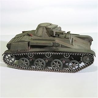 Lllunimon 1/25 Soviet T-60 Light Tank Paper Model Kit, Handmade High Difficulty DIY Paper Art Model Toy Gifts for Military Fans Adult