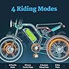 Electric Bike for Adults - K6 20 x 4 Inch Fat Tire, 750W/Peak 1500W Motor, 48V15AH Detachable Battery, 4 Riding Modes Electric Dirt Bike, 7 Speed Electric Motorcycle, UL 2849 Certified #4