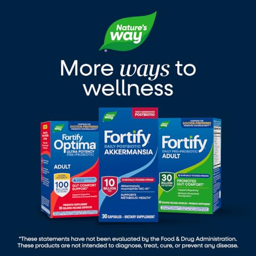 Nature's Way Fortify Daily Pre+Probiotic for Adults, 30 Billion CFUs, 30 ct - image 8