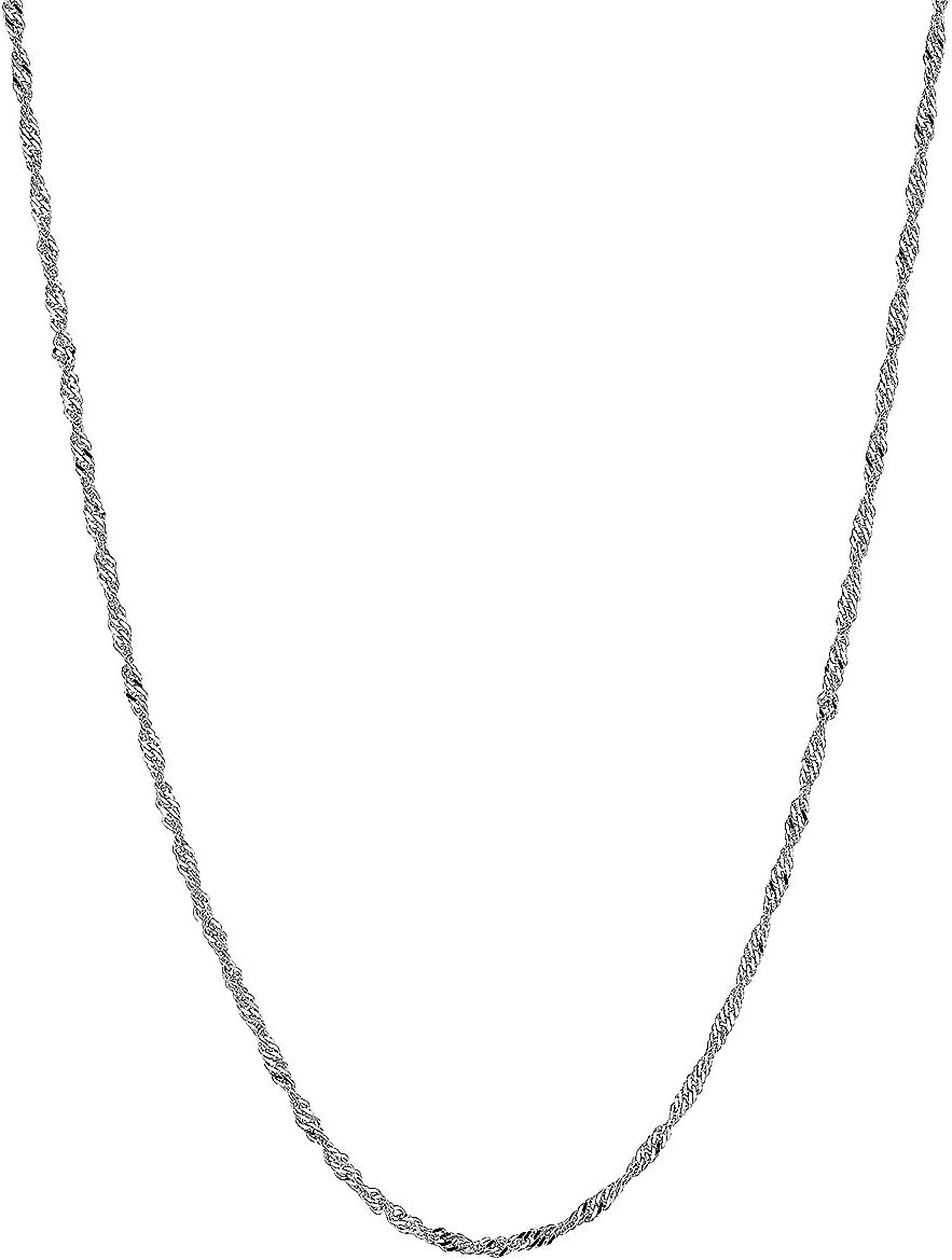 Ritastephens 10K Gold Singapore Rope Pendant Chain Necklace and Anklet 10 inches 1.5 Mm