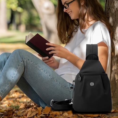 Bolso bandolera impermeable de 2 vías con múltiples compartimentos 6