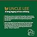 Uncle Lee's Organic Green Tea Bags 2-Pack, 106-Count Super Packs – Bright & Refreshing, Lightly Caffeinated Bulk Tea for Home, Office, Camping