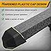 SMANOW Drop Down Running Boards Compatible with 2018-2025 Jeep Wrangler JL 4 Door, Dual-Stage Textured Black Powder Coated, 4 Inch Step Bars Side Step BCKA.