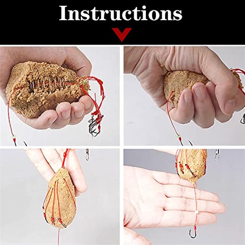 HNHYNSY Angelhaken 2 stücke Hohe Kohlenstoffgelhaken Karpfen sphärische Zuführung Bomb Proof Hängende Explosionshaken… – Bild 7