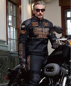 SIMPSON Raceproduct バイクジャケット M ブラック Amazon | [シンプソン] MA-1タイプジャケット ブラック WL SJ