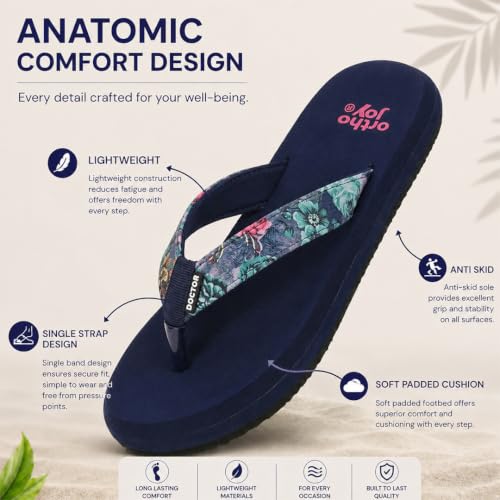 Image of ORTHO JOY Fancy Doctor Slipper || Orthopedic Fashionable /Comfortable slipper for Women