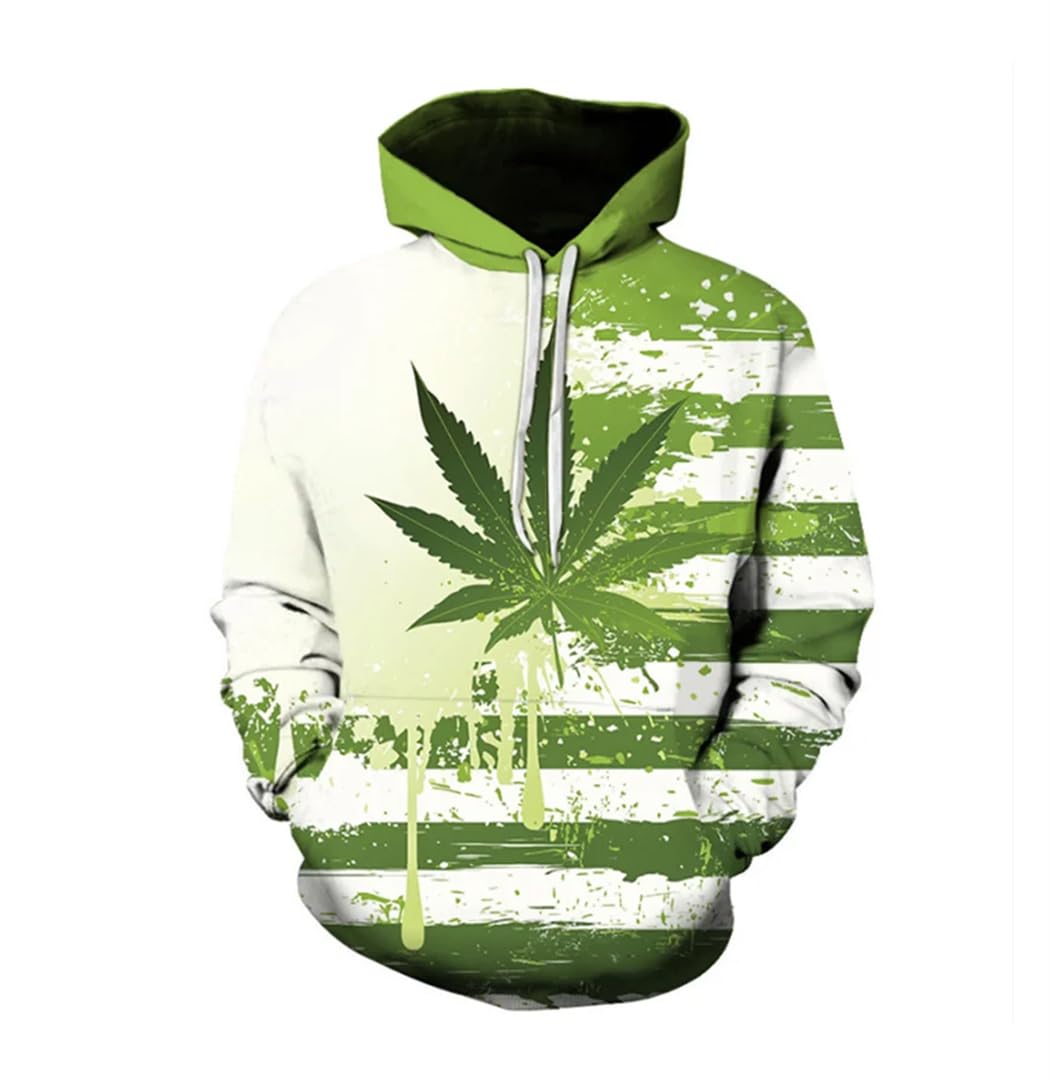 FULBHPRINT Foglie Weed 3D Stampato Felpa Con Cappuccio Uomini Donne Felpe Con Cappuccio Modello Girasole Pullover Moda Oversize Felpe Con Cappuccio