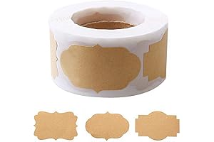 300 Pieces Christmas Gift Tags Stickers Name Labels, Self-Adhesive Handmade Bottle All-Purpose...