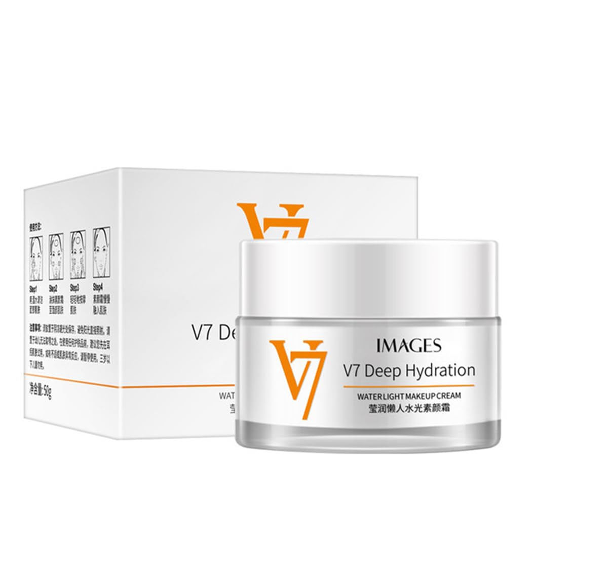 V7 Deep Hydration Makeup Cream,V7 Toning Light Cream,V7 Deep Hydration Waterlight Makeup Cream,Moisturizing Tone-up Cream