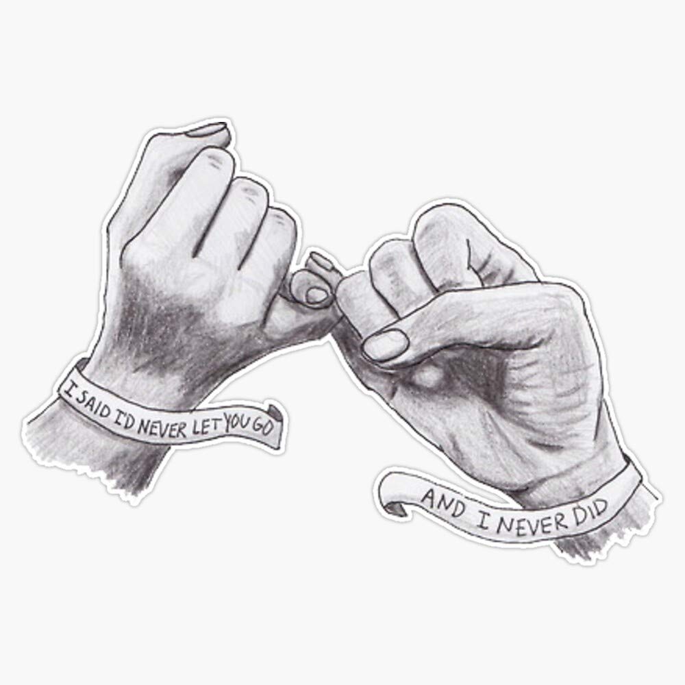 Pinky Promise Sticker Decal Vinyl Bumper Stickers Waterproof 5"