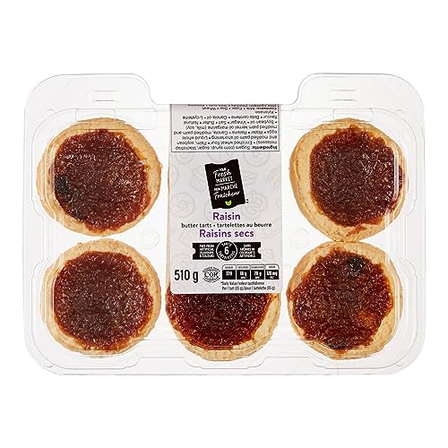 Your Fresh Market Raisin Butter Tarts, 510g/18oz., 6 Tarts