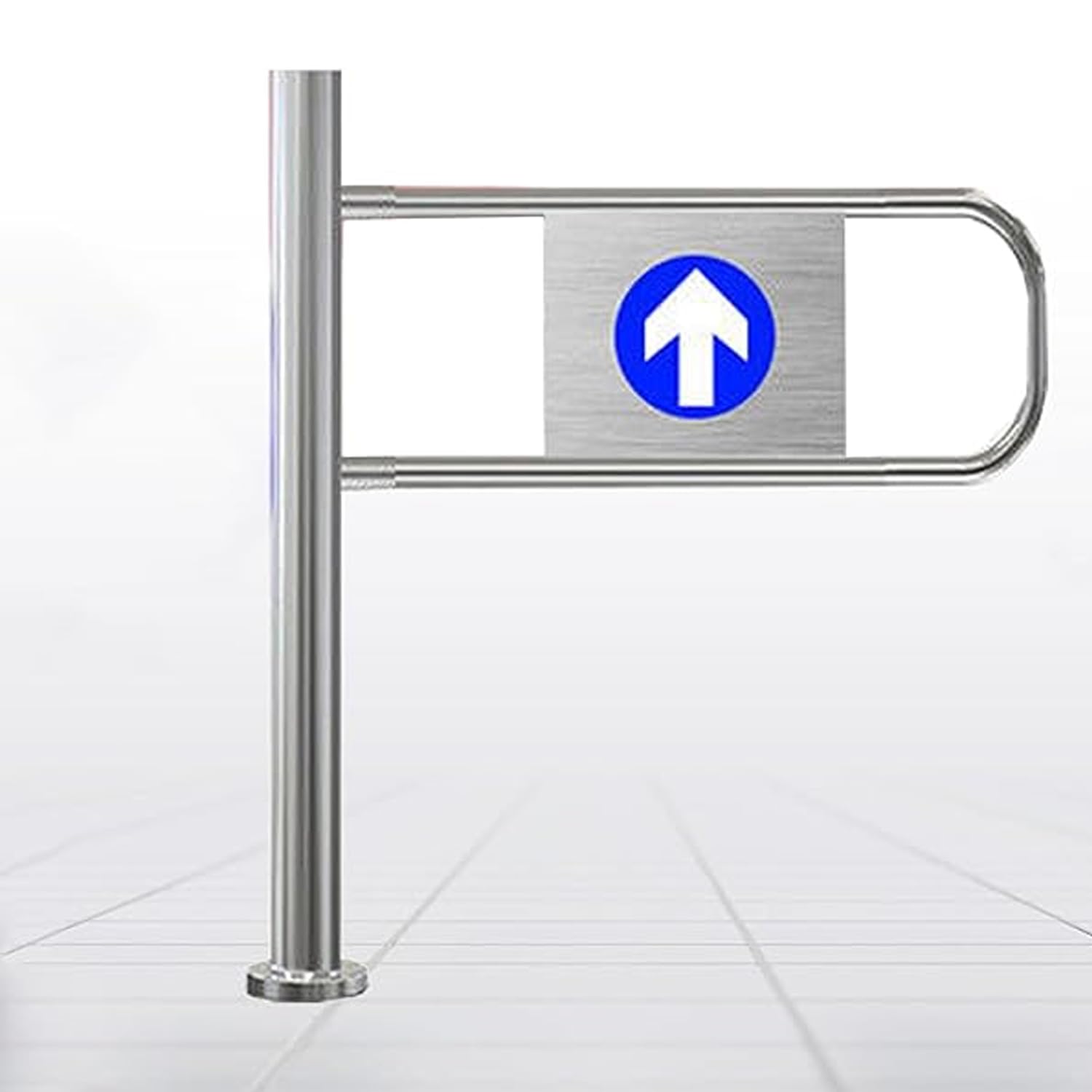Securi Ber giratorio universal para entrada al mercado, puerta unidireccional de 90 x 100 cm, para almacén y biblioteca, eficaz y seguro y ahorro de espacio