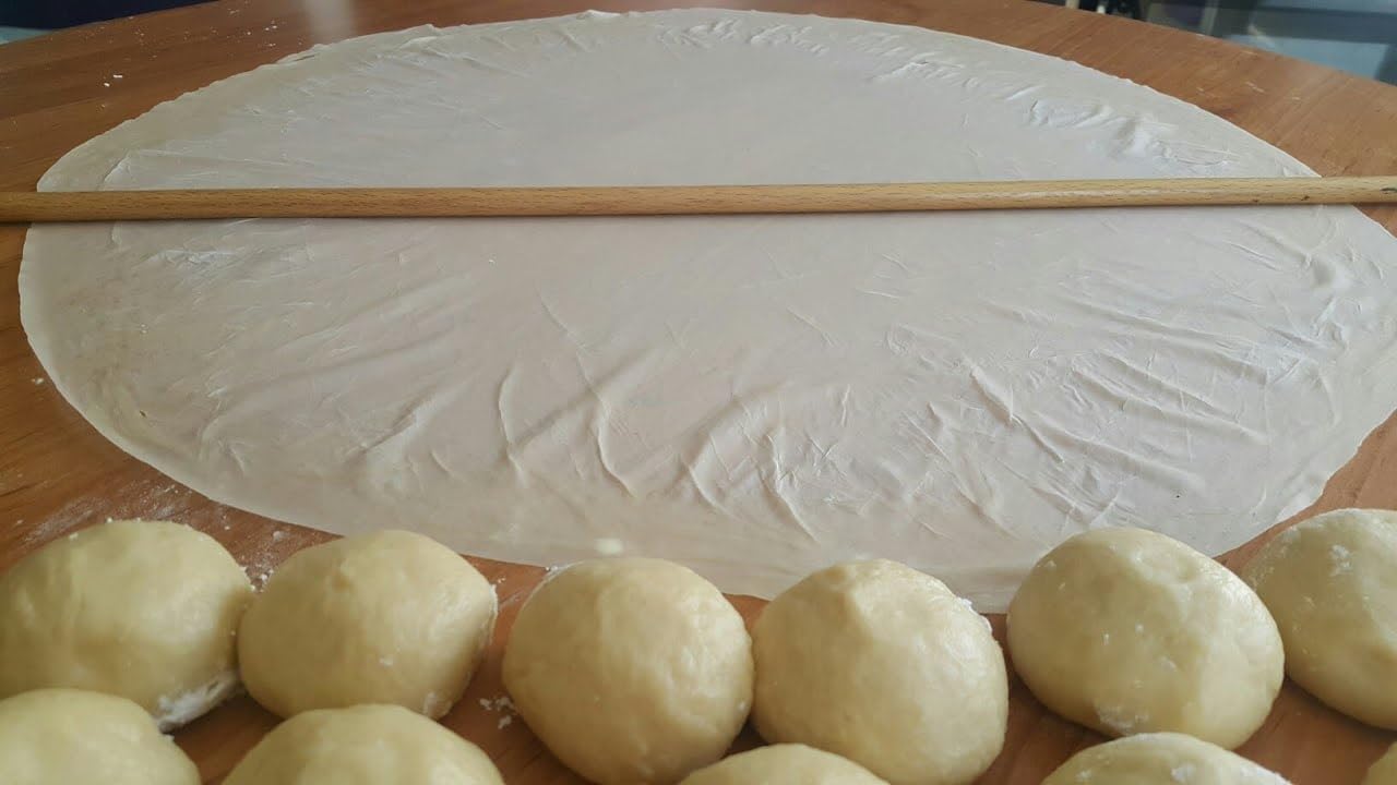 Set Di 2 Mattarelli Turchi In Legno Di Faggio – Oklava Da 80 Cm E 50 Cm, Fatti A Mano Per Pizza E Baklava