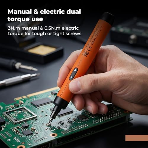 Image of Lifelong 38 Bits Electric Screwdriver Kit | Precision Rechargeable Screwdriver Toolbox | 500mAh Battery | USB Type-C, Magnetic Tip | 150 RPM Speed | Ideal for Phone, Laptop, Toy & Eyeglasses Repair
