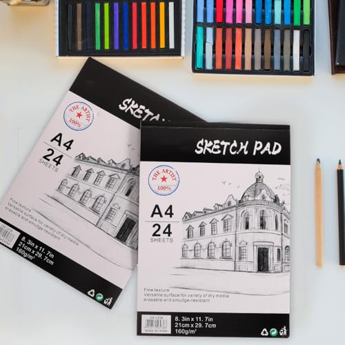Carnet de croquis de qualité pour dessin au stylo grand format - 6