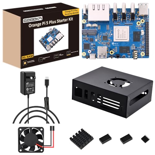 GeeekPi metal case Orange Pi 5 Plus 16GB LPDDR4/4x Rockchip RK3588 8 RA 64 rbg VO{[h Rs[^[AeMMC \PbgAOPi 5 Plus ^P[XA Or