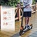 AZAMPA Patinete Electrico Plegable Patinete Eléctrico Adultos, 8 Pulgadas Neumáticos Panal, KS1...