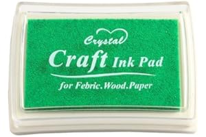 Premium Washable Green Ink Pad for Rubber Stamps