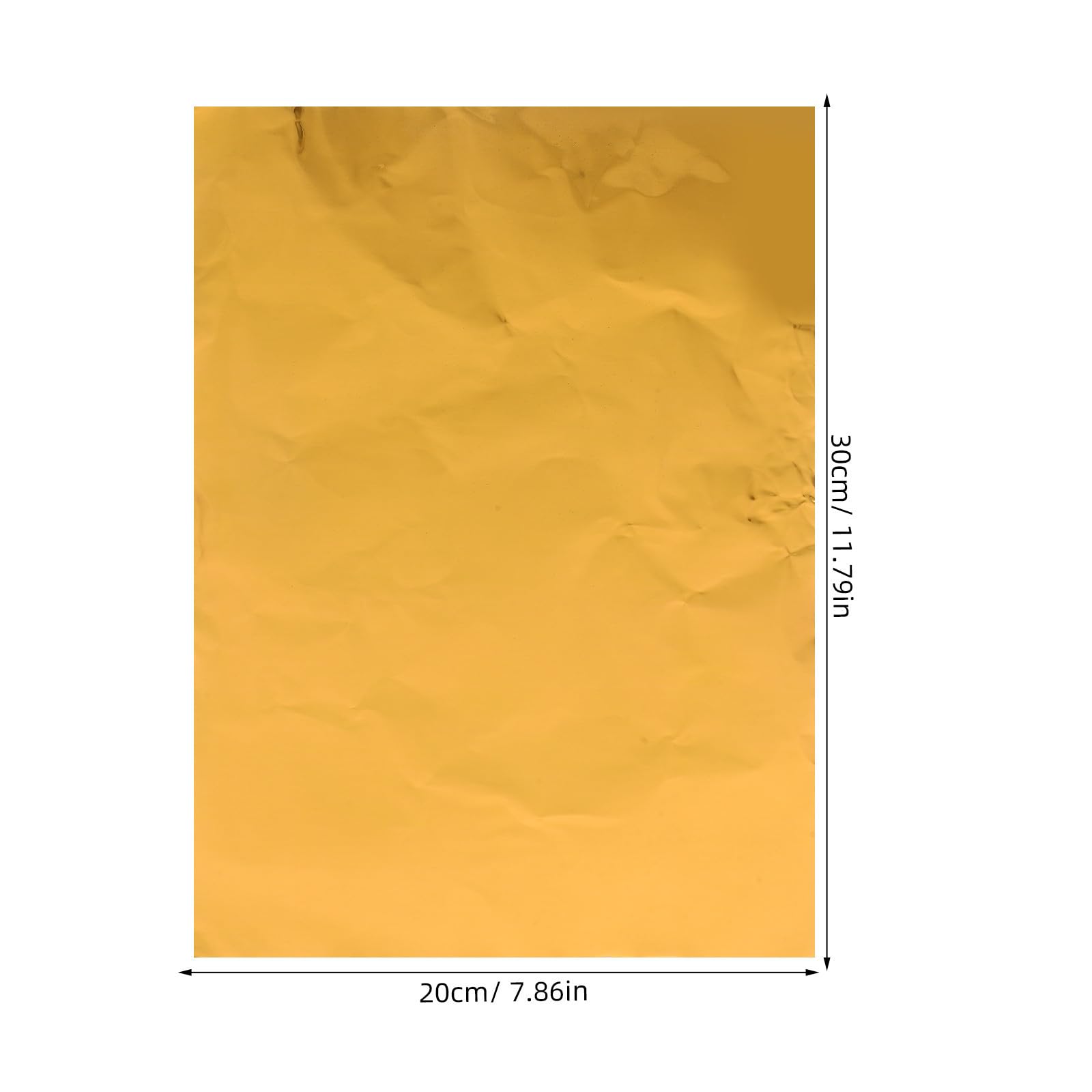 2 Set Lamina Dorata per Arti e Decorazioni Natalizie, 70 Micron