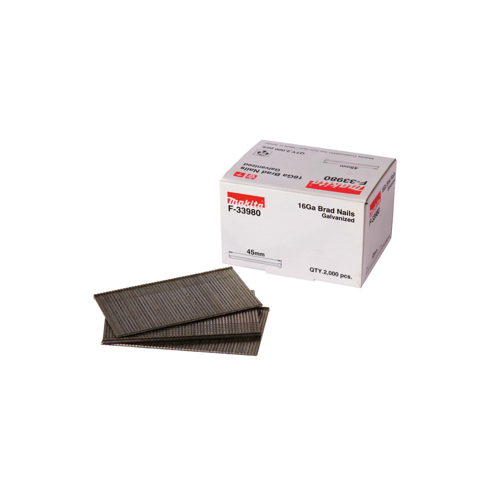 Makita Multi-Colour F-33980 45 Mm 16Ga 2000 Brad Nail