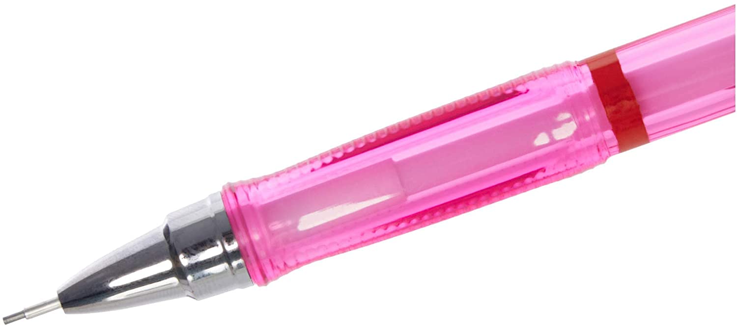 rOtring Visuclick Zestaw gumek do ołówków mechanicznych, 2B, 0,7 mm, różowy