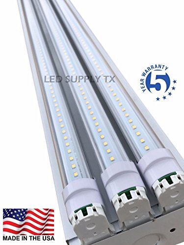 4 Foot 8550 Lumens 66 Watt LED Shoplight Room Work Garage Light Fixture New by PrimeLights