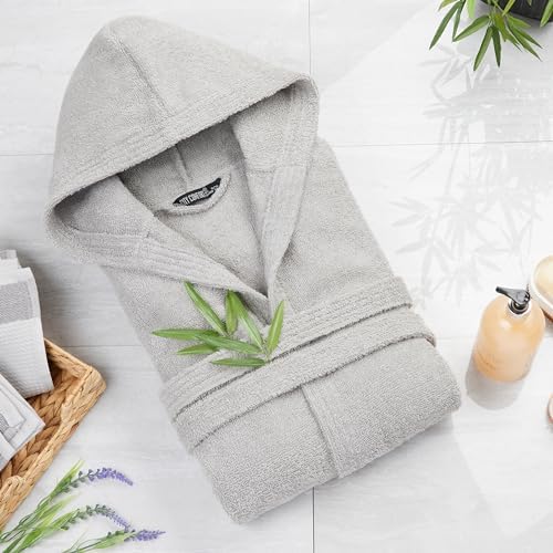 CityComfort Peignoir De Bain Femme En Tissu Éponge 100% Coton Absorbant - Robe De Chambre Douce Et Confortable, Idée Cadeau Parfaite