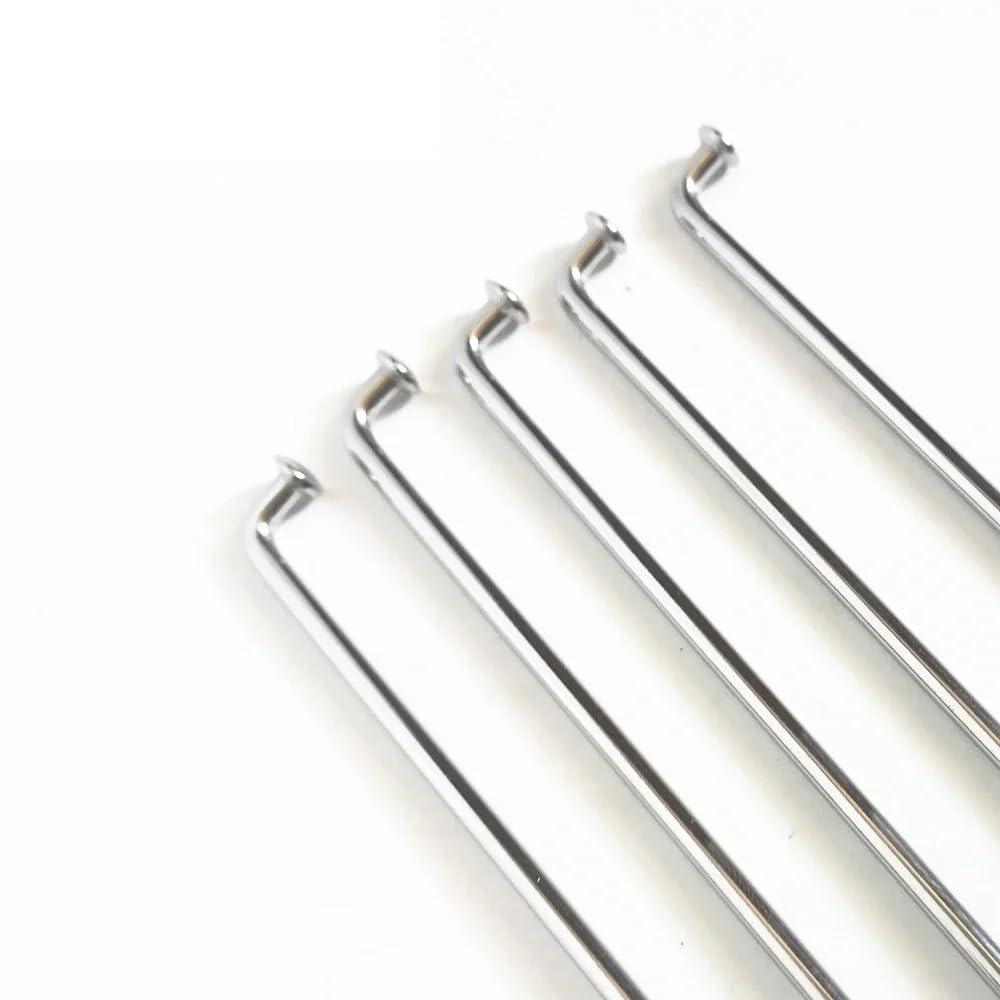Raggi Bici 10G Materiale In Acciaio Inox 304 Nastro Colore Raggi Moto J-bend Diametro 3.18mm Bici Elettrica Con Tappi 36 pz/lotto Raggi Per Bicicletta(3.18mmX150mm)