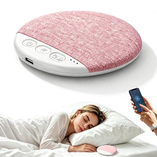 Kissenlautsprecher Bluetooth Kissenlautsprecher zum Schlafen Bluetooth Kissen Lautsprecher mit Weißem Rauschen und Timer Tragbar Bluetooth 5.4-Lautsprecher für Seitenschläfer Tiefschläfer
