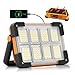 Foco LED Recargable Solar, 4 Modos Luz LED Recargable de Exterior, Impermeable Luz de Trabajo Portátil para Camping, Jardín, Pesca, Garaje, Emergencia