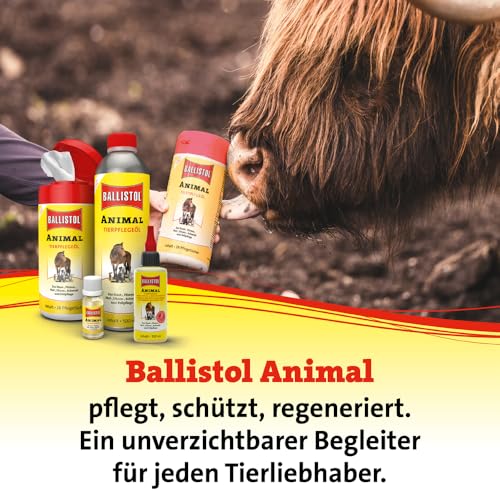 BALLISTOL Animal Tierpflegeöl zur Haut-, Pfoten-, Ohren- und Fellpflege, 100 ml Lösung