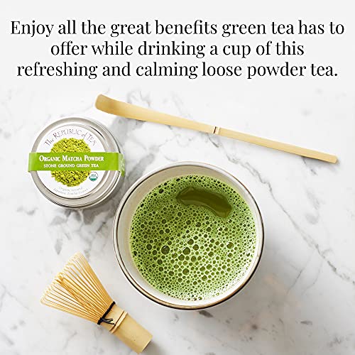 Té verde matcha orgánico en polvo 1.5 oz miniatura 5