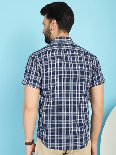 Image of Indian Needle Men's Checkered Regular Fit Shirts