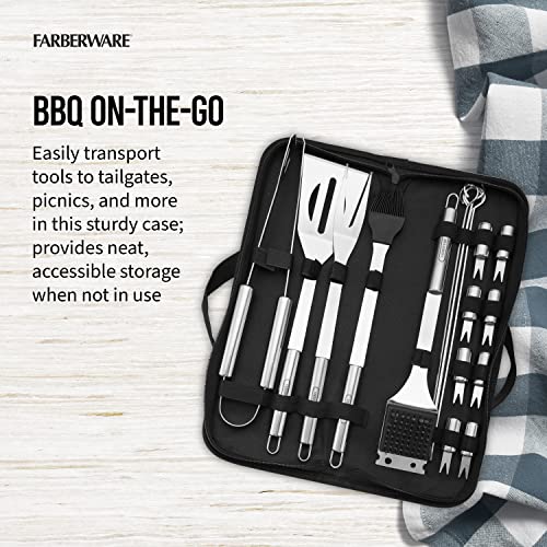 Set de 18 piezas para parrilla Farberware con estuche miniatura 4