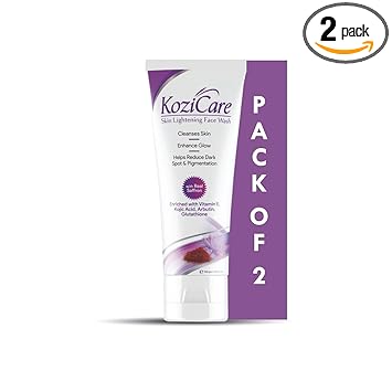 Kozicare Kojic Acid Face Wash & Glutathione Face Wash | Saffron Face Wash | Acne Wash for Glowing Skin | Face Wash for Women & Men | Face Cleanser & Skin Care - Pack of 2 (100 Ml Each) - image, photos