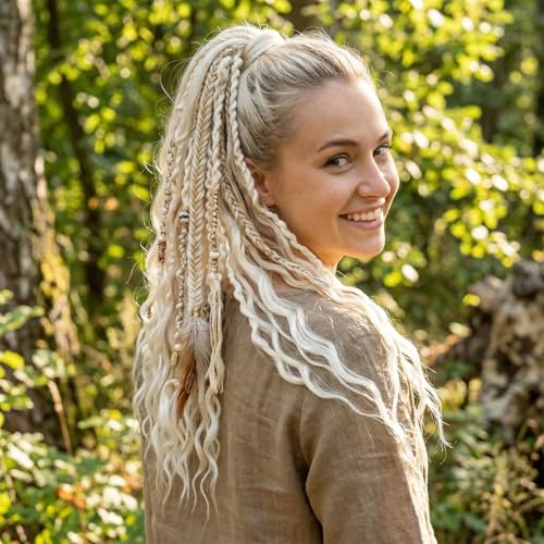 Élastique dreadlocks bohème pour sublimer une queue de cheval plate