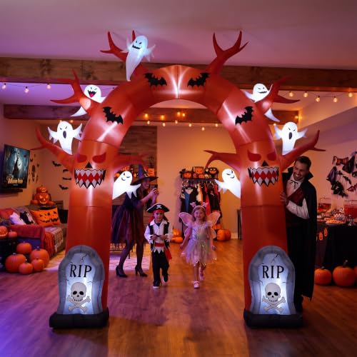 10FT Halloween Inflatable Archway Outdoor Decorations, Giant Blow Ups Arch - image 6