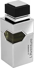 Al Haramain L'Aventure – Perfume árabe para homens – Fragrância de longa duração com notas de limão, bergamota, jasmim, almíscar, patchouli e âmbar – Eau de Parfum Árabe – Spray EDP de 200 ml