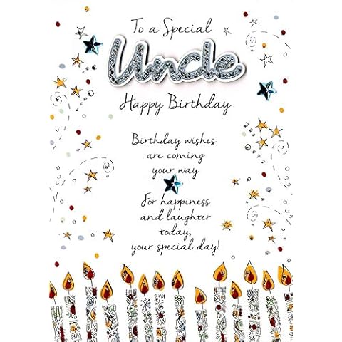 Special Uncle Birthday Greeting Card Second Nature Just To Say Cards Cover