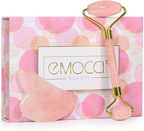 Juego de rodillos de cara Jade y Gua Sha