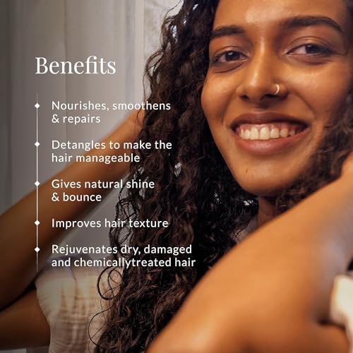 Forest Essentials Hair Conditioner With Organic Cold-Pressed Oil & Infusion Of Hibiscus Flowers, Herbs & Leaves For Dry, Frizzy & Chemically Treated Hair (Coconut, Fresh),... - Image 3