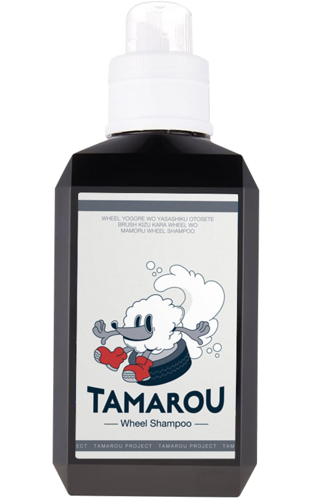 【TAMAROU】タマロウ ホイールシャンプー 車用 中性 ノーコンパウンド 輸入車ホイール対応 高い洗浄力 泡立ち 濃密泡 潤滑性 傷防止 フォームガン対応 洗車 大容量 800ml 濃縮タイプ - 1