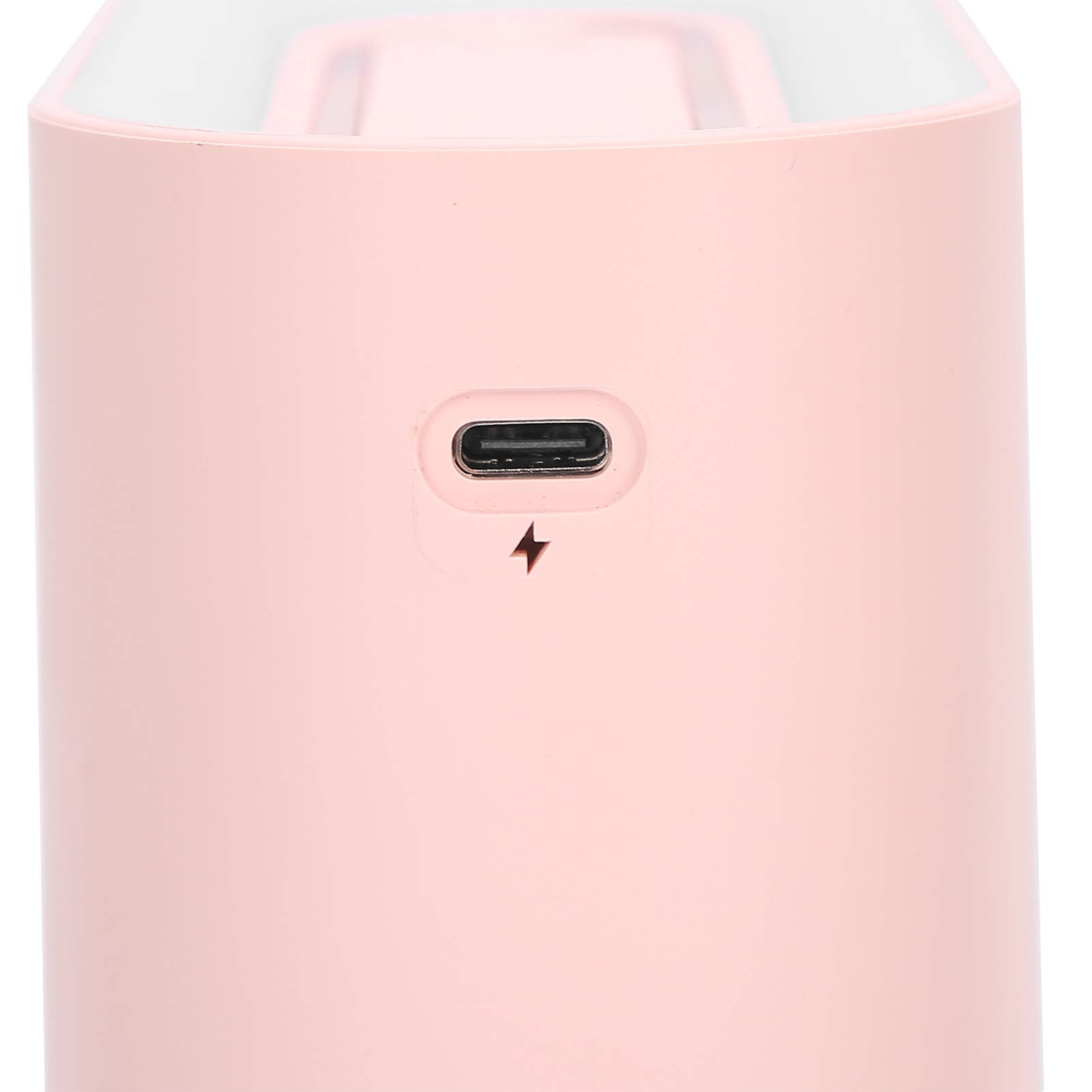Humidificador de Aire Portátil de 1 Litro con Función de Pulverización Dual, Luz Nocturna Cálida para Uso en Interiores y Oficinas (Rosa)