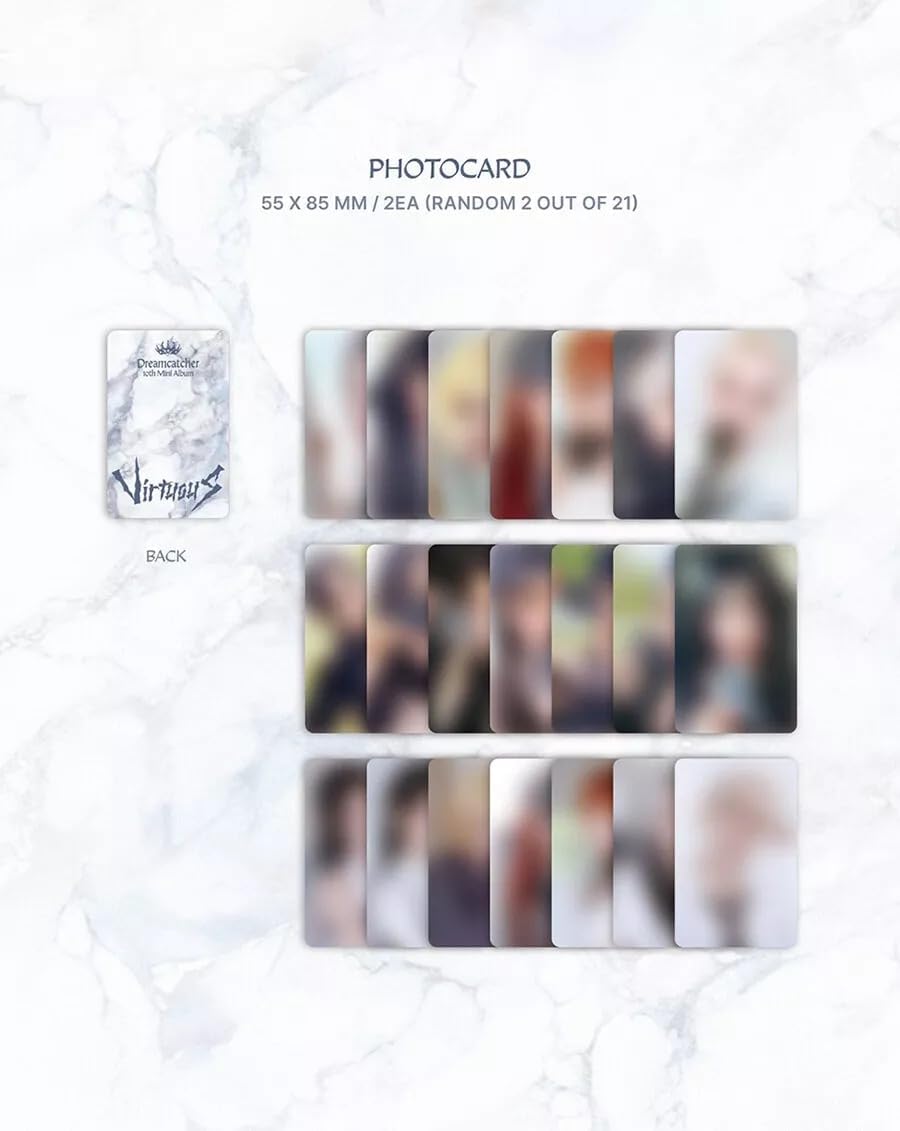 DREAM CATCHER VIRTUOUS 10th Mini Album (POCA - 7 Ver Set.+ Gift) K-POP SEALED, UNDEFINED