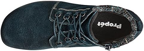 Propét Women Delaney Ankle Boot Bootie, Navy, 6 Medium | Image 5