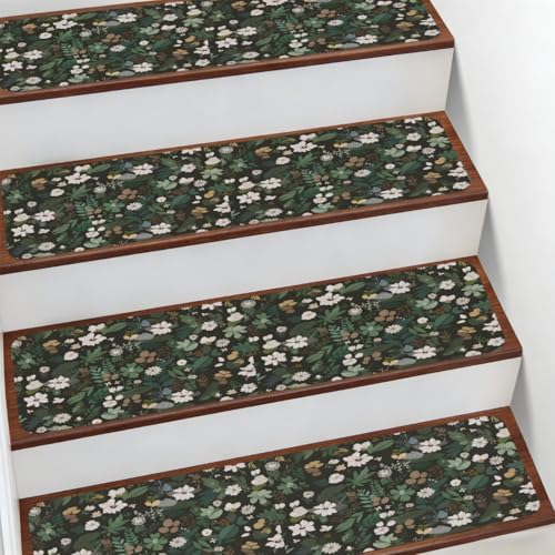 Alfombrillas antideslizantes para peldaños de escalera de 76 x 20 cm Mexpekil 3