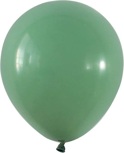 Retro Sage Green Balloons, Pack of 30 Sage Green Latex Balloons 10inch with 1pc Balloon Spare & 1pc Ribbon for Birthday Wedding Baby Shower Bride Shower Anniversaries & Celebrations Party Decorations