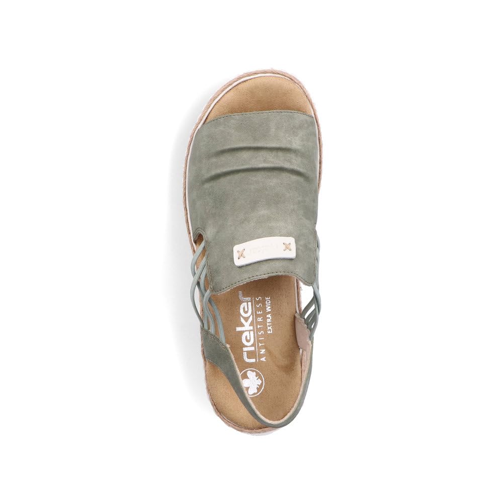 Rieker Damen Keilsandalen 69262, Frauen Sandalen