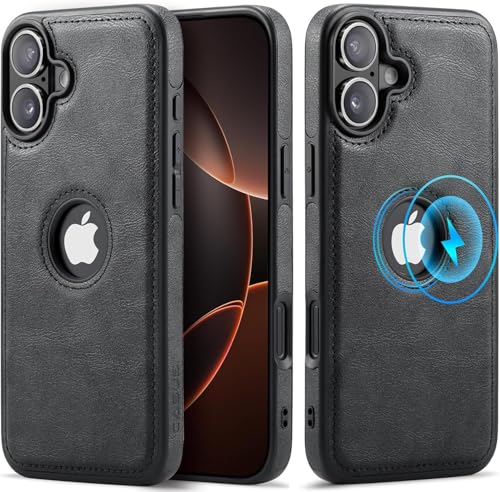 Étui de protection iPhone 17 MagSafe antichoc et ultra-fin en noir