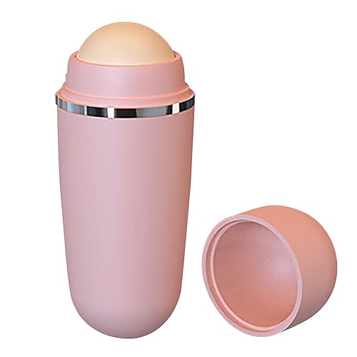 Rodillo de volcán absorbente de aceite, reutilizable, portátil, control de piel grasa, herramienta de rodillo facial para exceso de aceite, brillo